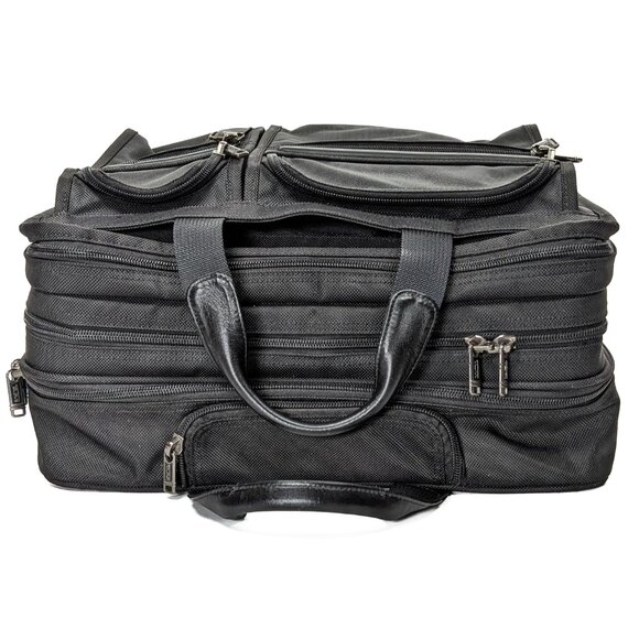 TUMI $900 Ballistic Alpha Deluxe Rolling Expandable Dual Laptop Luggage - Picture 9 of 16